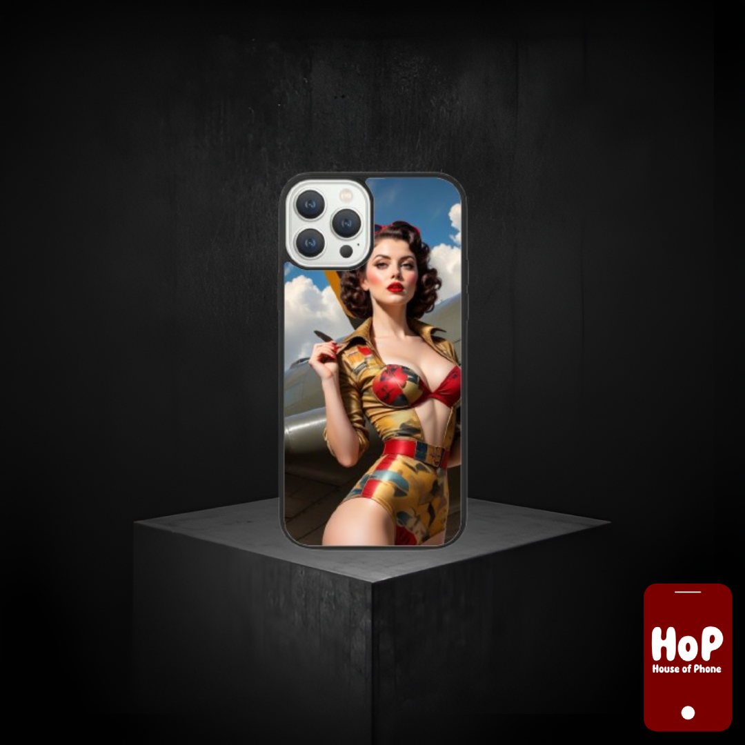 Cover Pin Up Pilota di Aereo