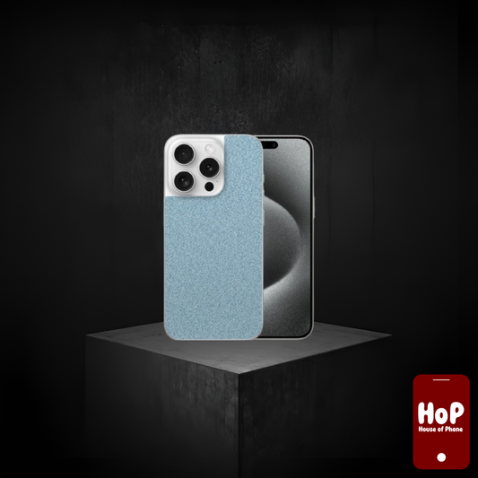 Back Skin Glitter Light Blue